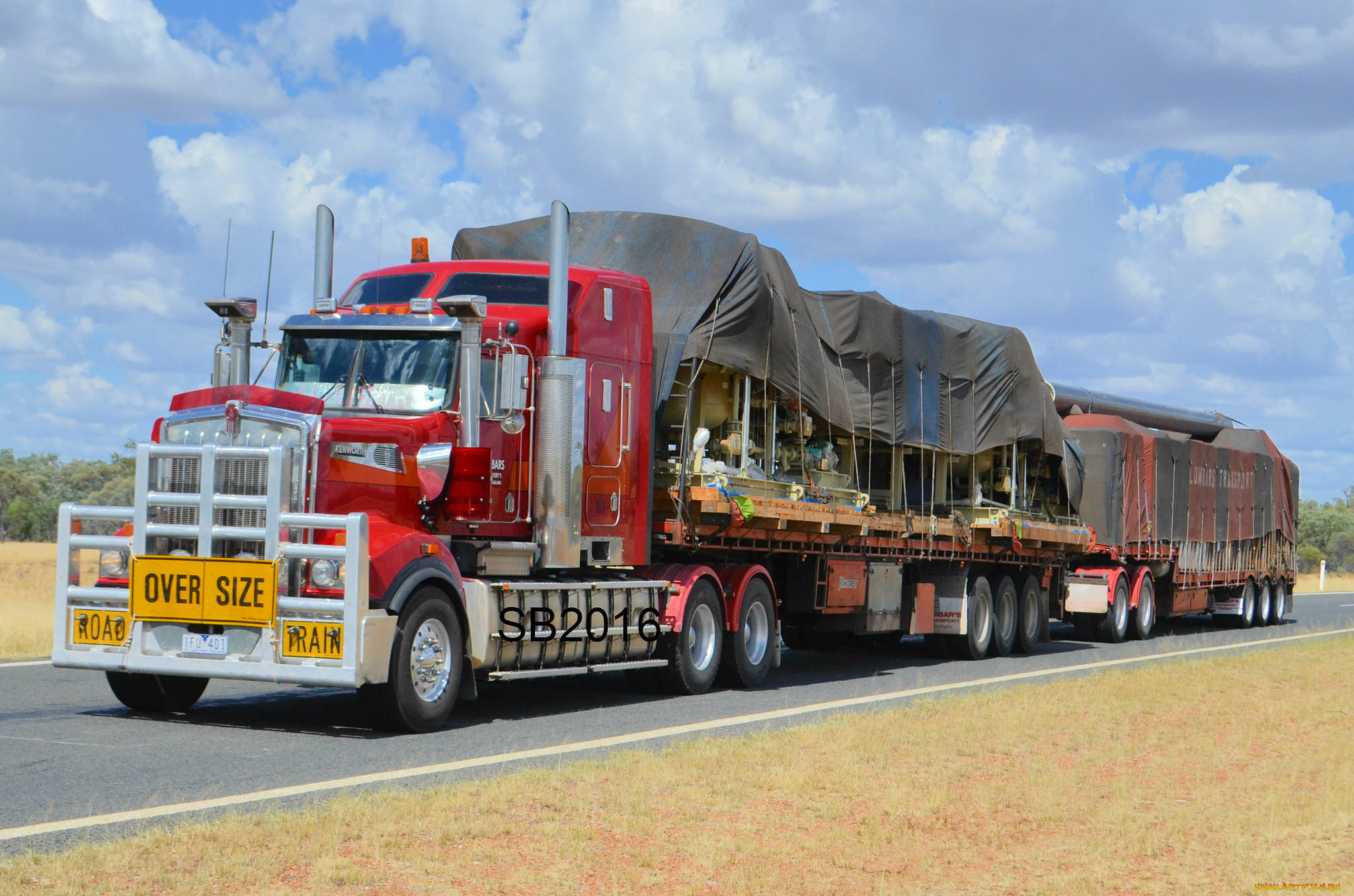 kenworth double road train, , kenworth, , , , 